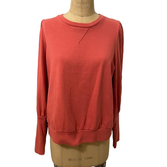 WHO WHAT WEAR orange sweatshirt - Picture 1 of 5